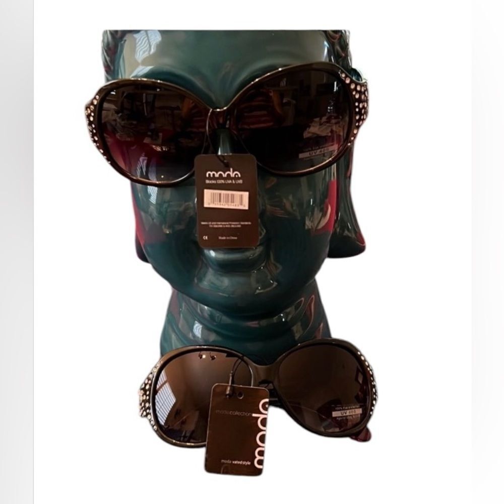 Modo collection NWT w/bling & multi colored animal print stems